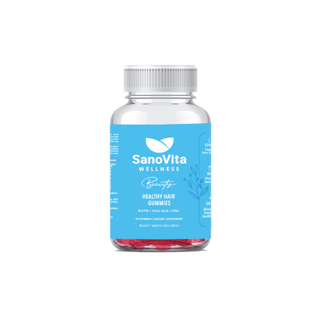Jeleuri pentru par Healthy Hair Beauty, 60 bucati, SanoVita Wellness