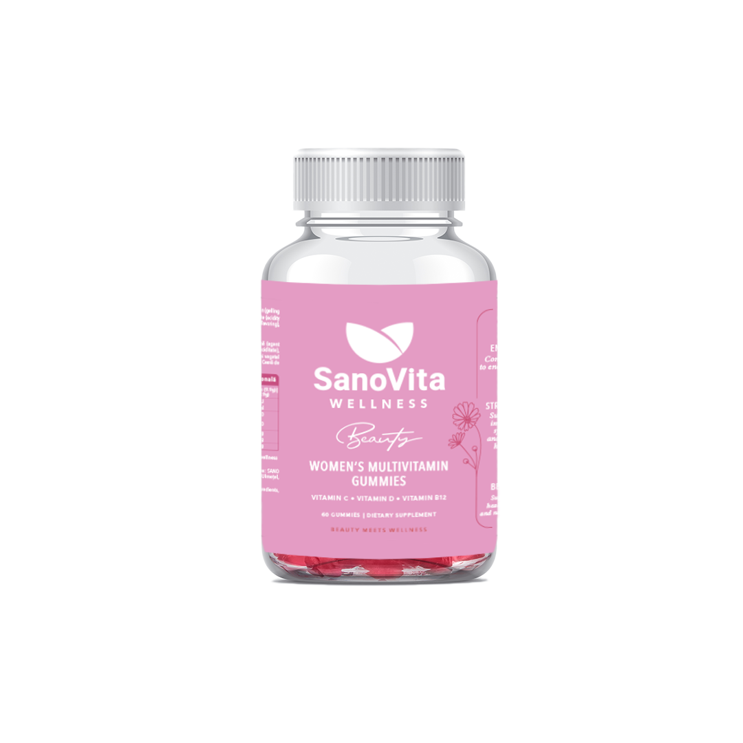 Jeleuri cu multivitamine pentru femei Beauty, 60 bucati, SanoVita Wellness