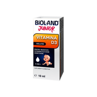 Bioland vitamina D3 Junior solutie, 10 ml, Biofarm