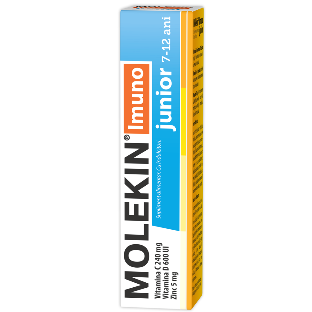 Molekin Imuno Junior, 20 comprimate efervescente, Zdrovit
