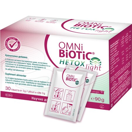 Omnibiotic Hetox Light, 30 plicuri x 3 g, Institut Allergosan 721831