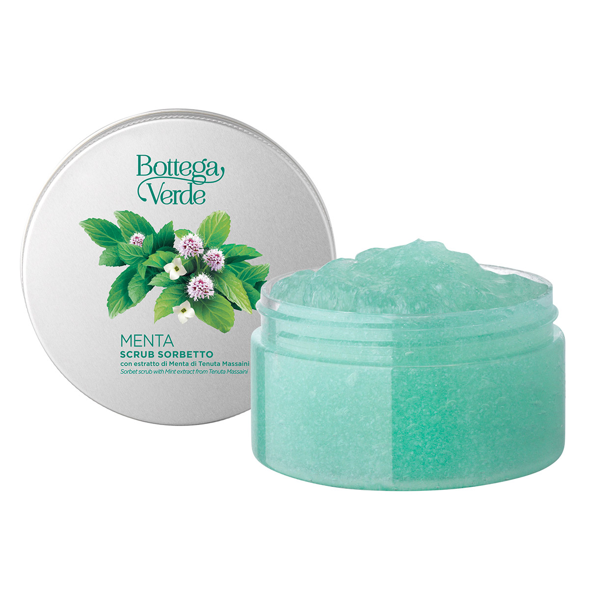 Scrub pentru corp cu extract de menta, 200 ml, Bottega Verde