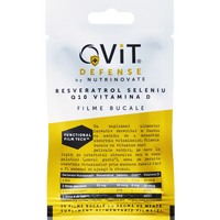 Filme bucale cu vitamine QVIT, 25 bucati, Nutrinovate