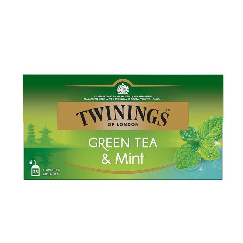 Ceai verde cu aroma de menta, 25 plicuri, Twinings