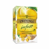 Ceai infuzie cu aroma de lamaie si ghimbir, 20 plicuri, Twinings