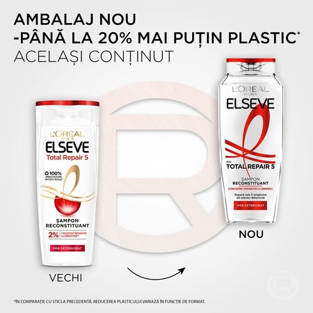 Sampon pentru par deteriorat Total Repair 5, 250 ml, Elseve 695875