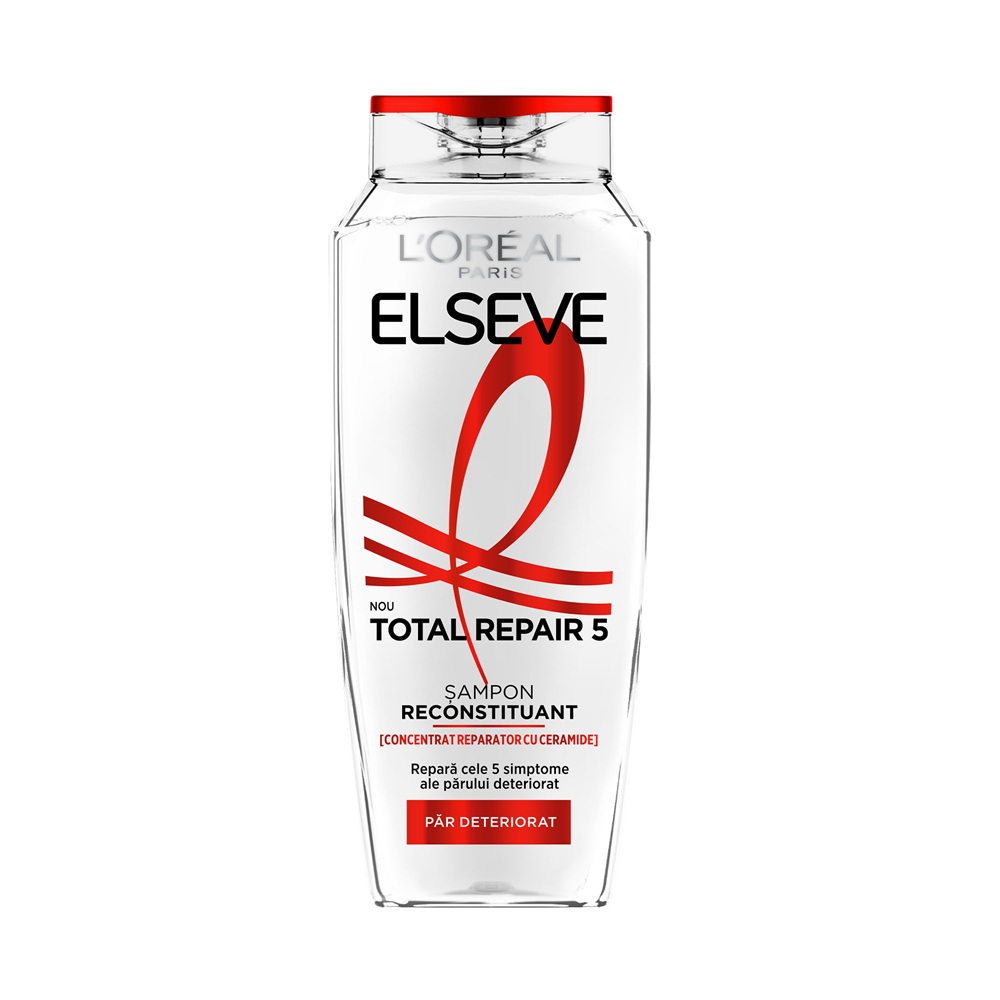 Sampon pentru par deteriorat Total Repair 5, 250 ml, Elseve