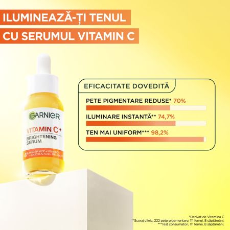 Ser cu vitamina C Skin Naturals, 30 ml, Garnier 658070