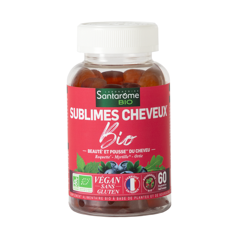 Sublimes Cheveux Bio, 60 jeleuri, Santarome