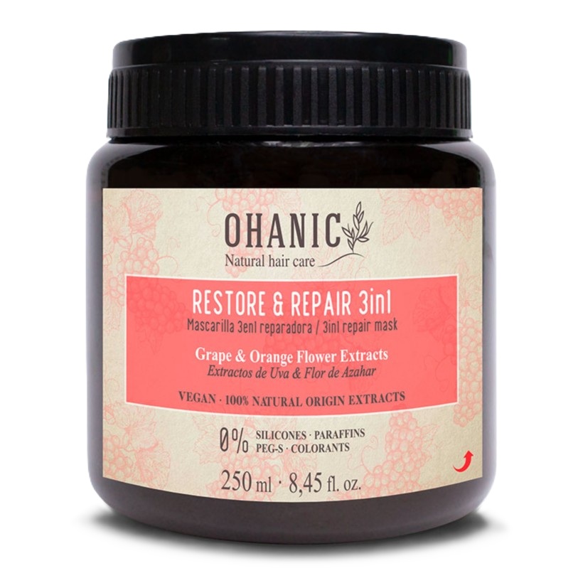 Masca de par 3 in 1 pentru reparare Restore & Repair, 250 ml, Ohanic