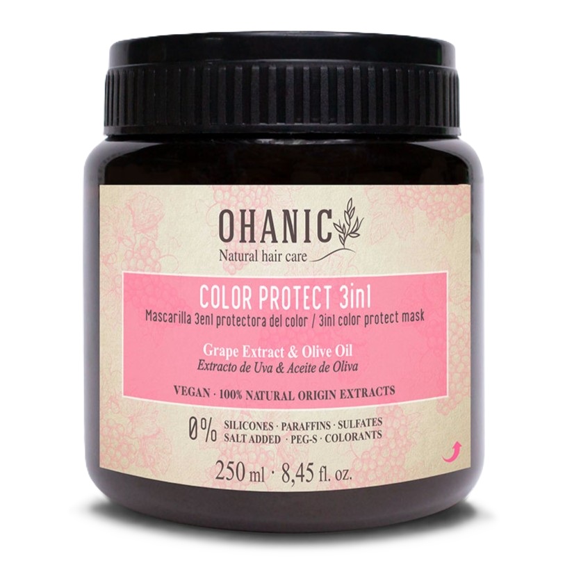 Masca de par 3 in 1 pentru protectia culorii Color Protect, 250 ml, Ohanic