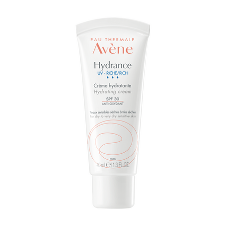 Crema hidratanta pentru ten uscat si foarte uscat SPF 30 Hydrance Riche UV, 40 ml, Avene 559535