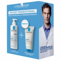 Pachet Balsam Lipikar Baume AP+M, 400 ml + Crema de spalare Syndet AP+, 200 ml, La Roche-Posay