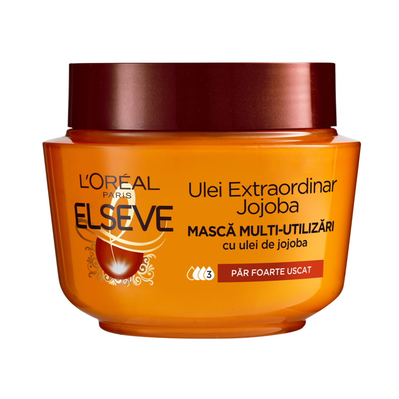 Masca de par multi-utilizari Ulei Extraordinar Jojoba, 300 ml, Elseve