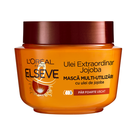Masca de par multi-utilizari Ulei Extraordinar Jojoba, 300 ml, Elseve