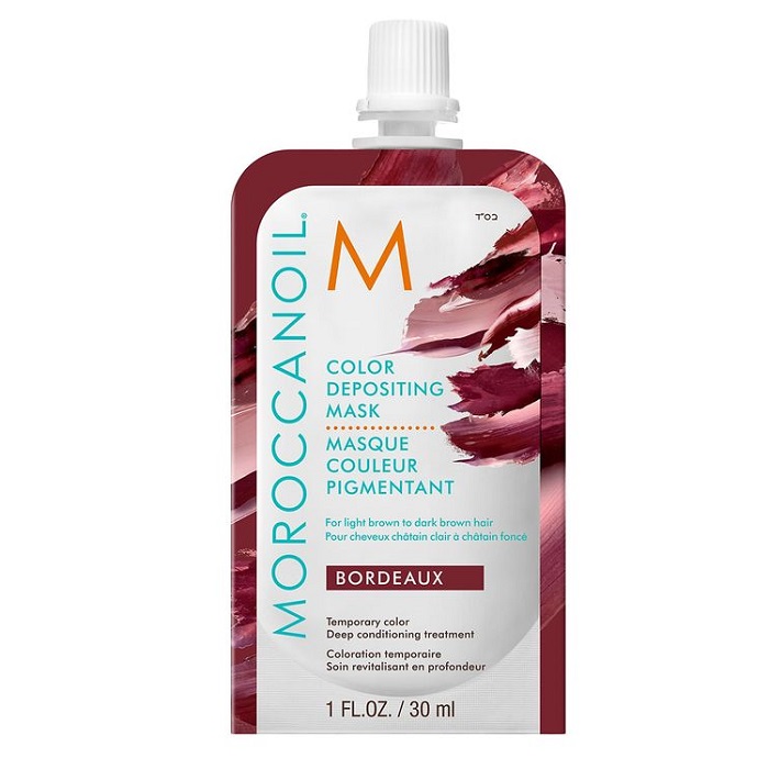 Masca de par nuantatoare Bordeaux, 30 ml,  Moroccanoil