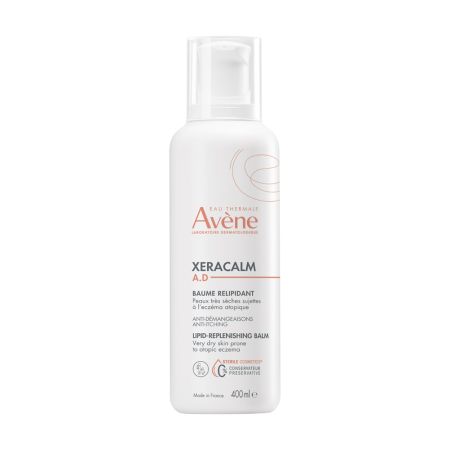 Balsam relipidant pentru pielea uscata predispusa la dermatita atopica sau prurit XeraCalm AD, 400 ml, Avene