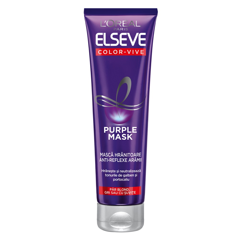 Masca de par Color Vive Purple, 150 ml, Elseve