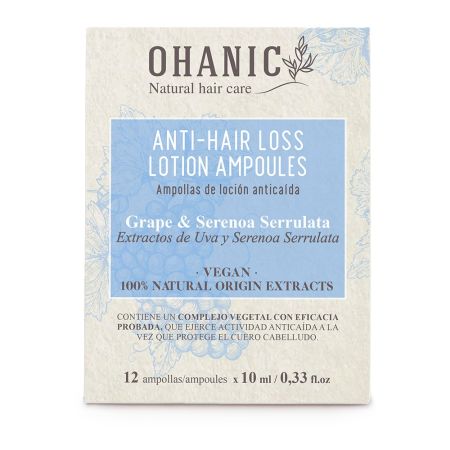 Fiole impotriva caderii parului Anti-Hair Loss, 12 x 10 ml, Ohanic
