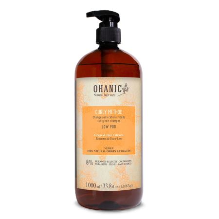 Sampon pentru par cret sau ondulat Curly, 1000 ml, Ohanic