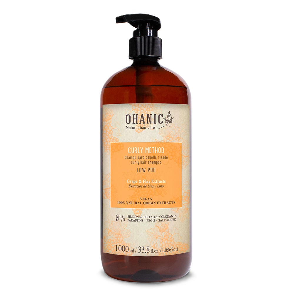 Sampon pentru par cret sau ondulat Curly, 1000 ml, Ohanic