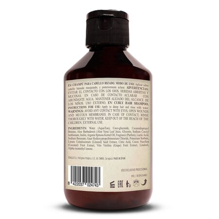Sampon pentru par cret sau ondulat Curly, 250 ml, Ohanic 710625