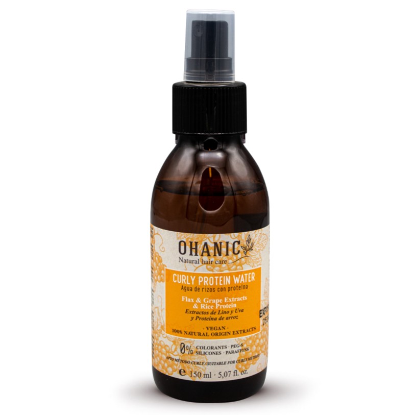 Apa cu proteine pentru hidratarea parului cret ondulat Curly, 150 ml, Ohanic