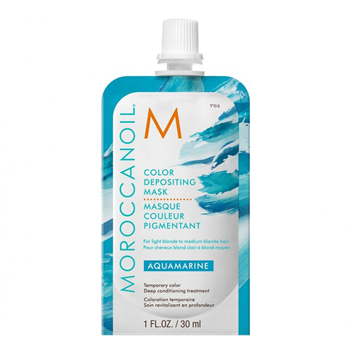 Masca de par nuantatoare Aquamarine, 30 ml, Moroccanoil