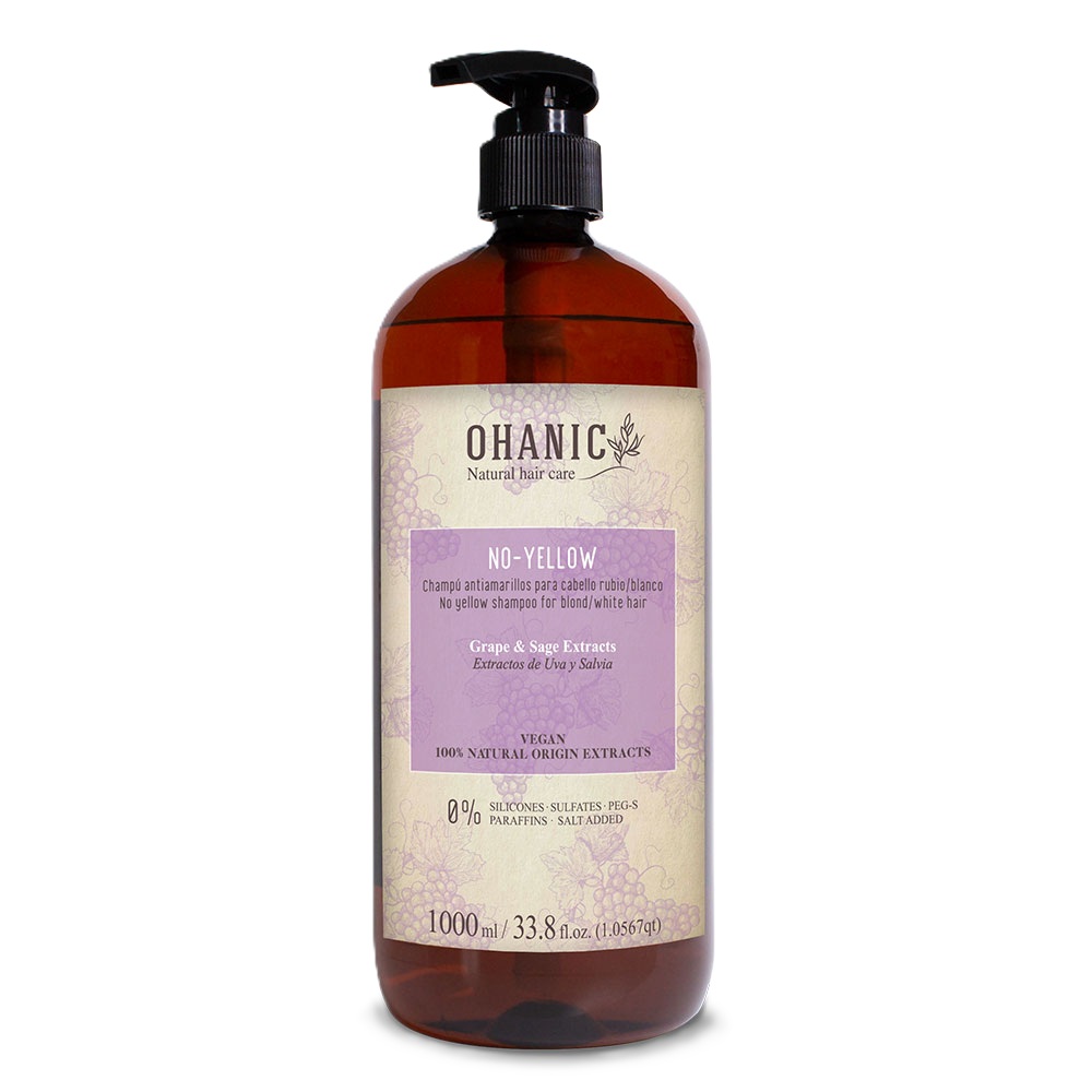 Sampon pentru intretinerea parului blond No-Yellow, 1000 ml, Ohanic