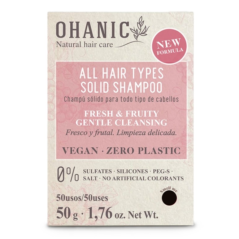 Sampon solid pentru toate tipurile de par, 50g, Ohanic