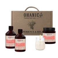 Pachet Sampon pentru reparare 250 ml + Balsam pentru reparare 250 ml + Masca de par 3 in 1 pentru reparare 250 ml + Lumanare parfumata 1 bucata Restore&Repair, Ohanic