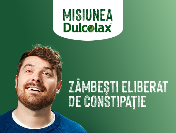 Misiunea Dulcolax - z&acirc;mbeşti eliberat de constipaţie
