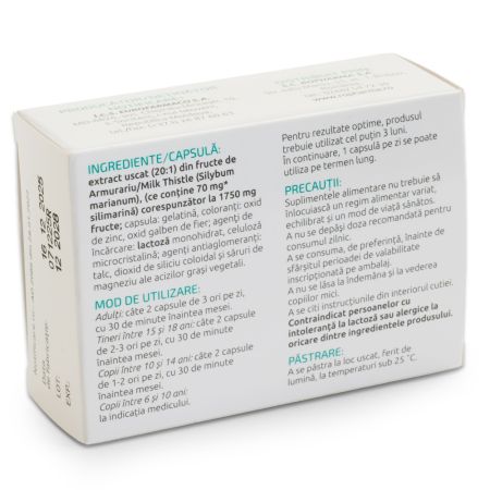 Silimarina Milh Thistle, 1750 mg, 30 capsule, Eurofarmaco 706841