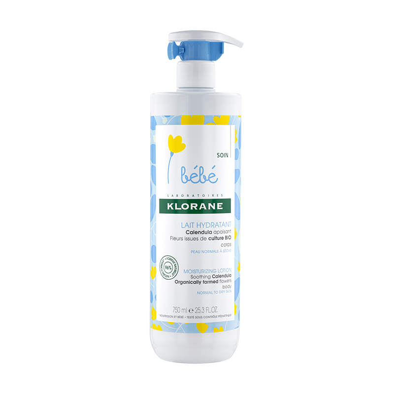 Lotiune hidratanta pentru corp, 750 ml, Klorane Bebe