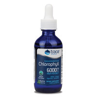 Clorofila ionica concentrata lichida 6000 mg, aroma de menta, 59 ml, Trace Minerals