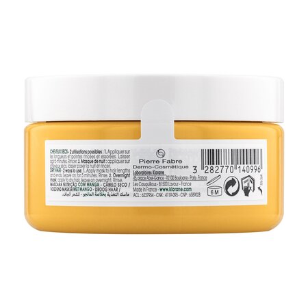 Masca nutritiva cu unt de mango Bio, 150 ml, Klorane 672033