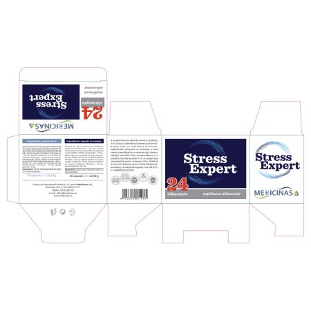 Stress Expert 24 Day and Night, 30 capsule + 30 capsule, Medicinas 713989