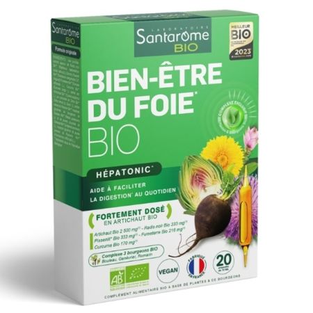 Hepatonic Bio, 20 x 10 ml, Santarome