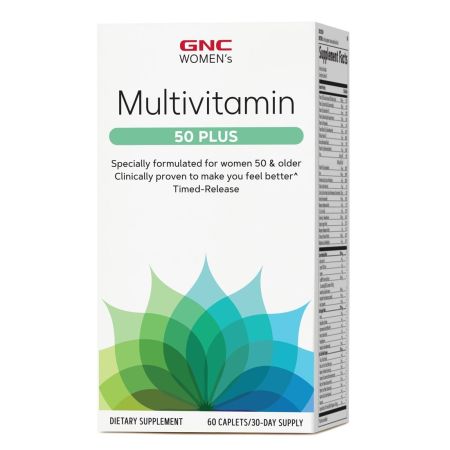 Multivitamine si minerale pentru femei 50 Plus Women's, 60 capsule, GNC 648125