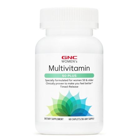 Multivitamine si minerale pentru femei 50 Plus Women's, 60 capsule, GNC