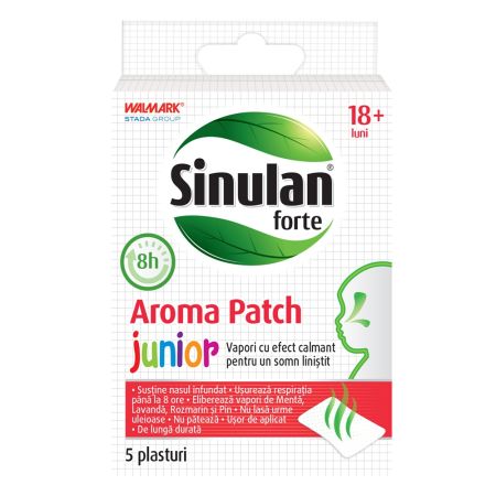 Plasturi Sinulan Forte 18 luni+, 5 bucati, Walmark