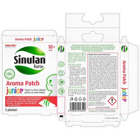 Plasturi Sinulan Forte 18 luni+, 5 bucati, Walmark 700257