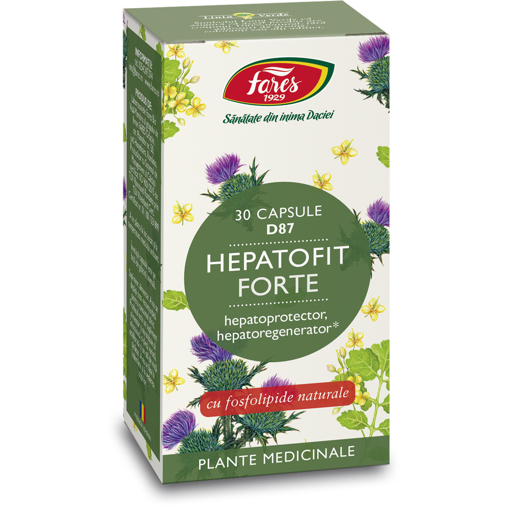 Hepatofit Forte D80, 30 capsule, Fares