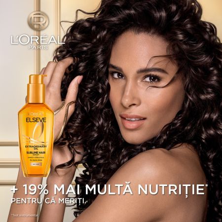Ulei nutritiv pentru par uscat Ulei Extraordinar Sublime Hair Serum, 100 ml, Elseve 671212