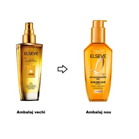 Ulei nutritiv pentru par uscat Ulei Extraordinar Sublime Hair Serum, 100 ml, Elseve 671210