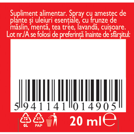 Spray pentru gat A30 Biosept, 20 ml, Fares 621060