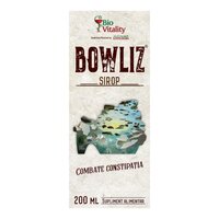 Sirop Bowliz, 200 ml, Bio Vitality