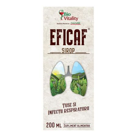 Sirop Eficaf, 200 ml, Bio Vitality