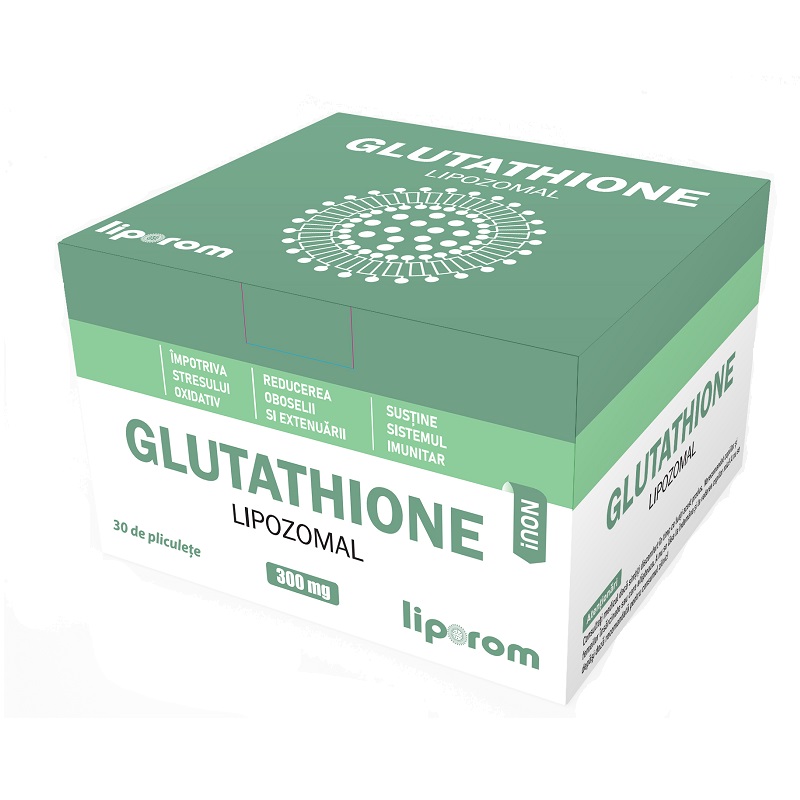 Glutathion Lipozomal, 300 mg, 30 plicuri, Liporom