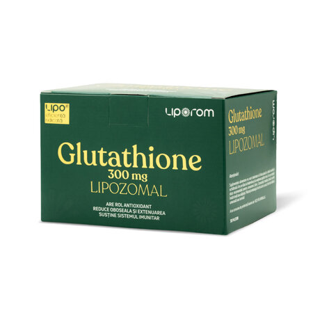Glutathion Lipozomal, 300 mg, 30 plicuri, Liporom